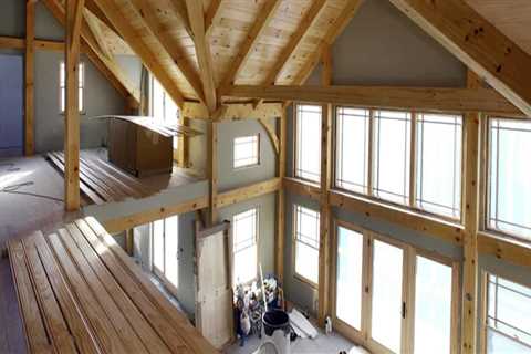 When were timber frame houses built?