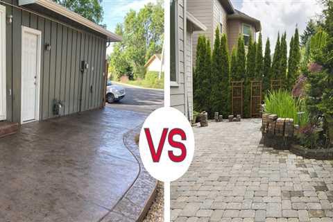 Which is better concrete or pavers for patio?