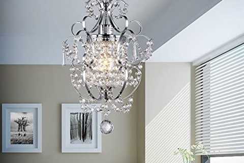 Whse of Tiffany RL4025 Jess Crystal Chandelier, 1 11″ x 15″, Chrome