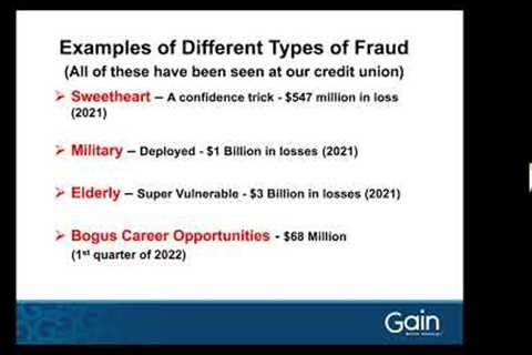 Gain Federal Credit Union - Preventing Fraud