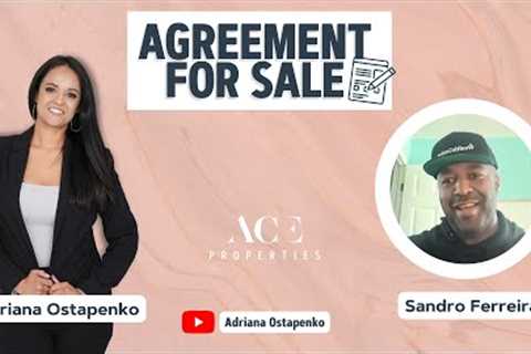 Agreement Of Sale with Sandro Ferreira