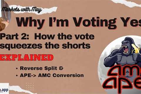 AMC Part 2: Voting on the Reverse Splitt & The Short Squeeze Explained.
