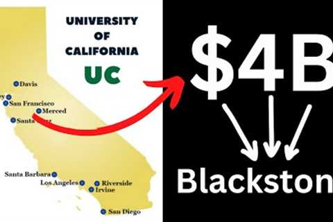 4 Billion More Dollars for Blackstone REIT: Univ of California Invests in Real Estate