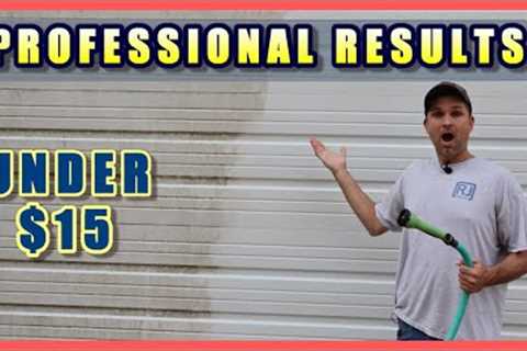 Cleaning Vinyl Siding on House, Cleaning House Siding Mold and Algae in Five Minutes,  Professional
