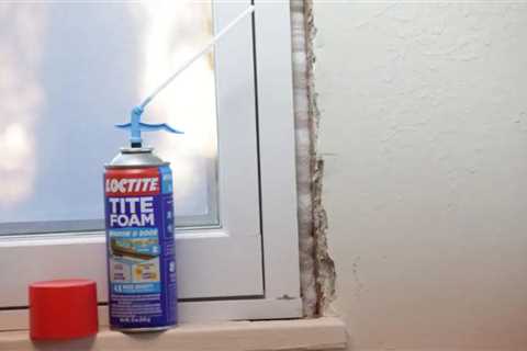 This Foam Sealant is the Solution for Drafty Windows