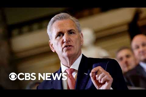 Watch Live: House Speaker Kevin McCarthy discusses economy at New York Stock Exchange | CBS News