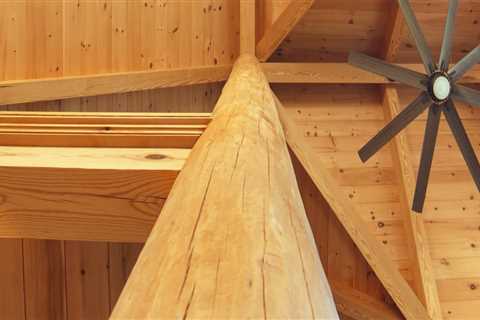 What wood is used for timber frame houses?