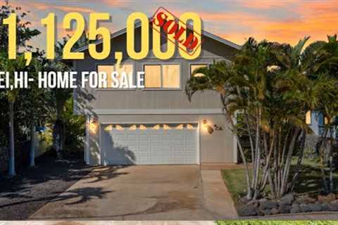 Maui Real Estate Impressive Home Tour In Kihei,Hawaii, 22 Laumakani Loop, Maui Homes For Sale.(SOLD)