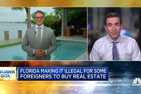 Florida making it illegal for some foreigners to buy real estate