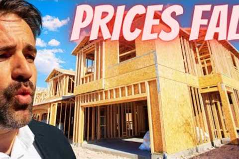 New Home Prices FREE FALL | 100% PROOF