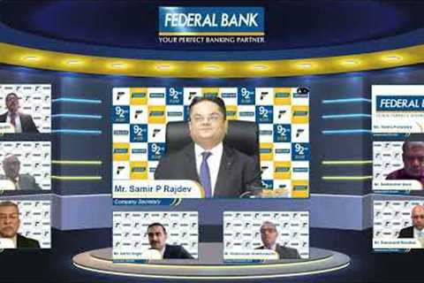 92nd Annual General Meeting (AGM) of Federal Bank