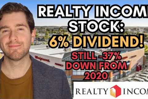 O Stock Analysis | Realty Income Stock Down 37%