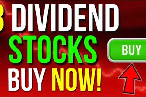 3 DISCOUNTED High Yield Dividend Stocks To Buy ASAP!