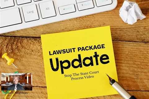 UPDATED LAWSUIT PACKAGE INSTRUCTIONAL VIDEO-LEARN HOW TO CONTROL THE STATE COURT PROCESS
