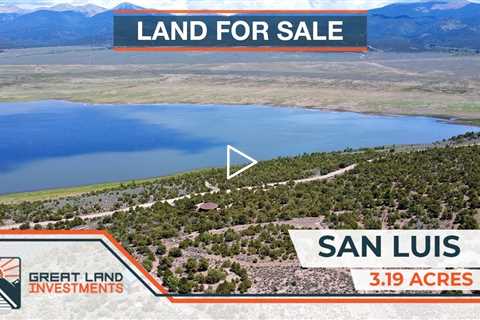 3.19 acres next to Sanchez Reservoir, Trees, Great Views, Water & Power Available.