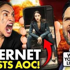 AOC Attacks JD Vance for Manspreading | INSTANT REGRET When Internet ROASTS Her with RECEIPTS🧾