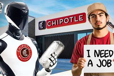 Chipotle Workers REPLACED With ROBOTS in California Over $20 Minimum Wage | BACKFIRE!