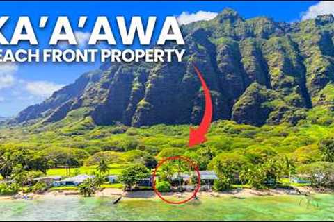 RARE Hawaii Beachfront Property | Oahu''s Best Luxury Home in Ka''a''awa with Prime Beach Access