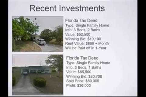 Tax Sale Investing Basics - What are tax liens, tax deeds and how to get started.