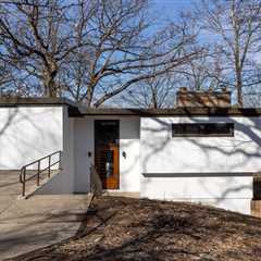Redwood Walls Meet Terrazzo Floors in This $575K Wisconsin Midcentury