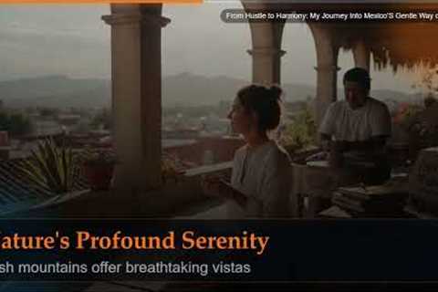 From Hustle to Harmony: My Journey Into Mexico'S Gentle Way of Living