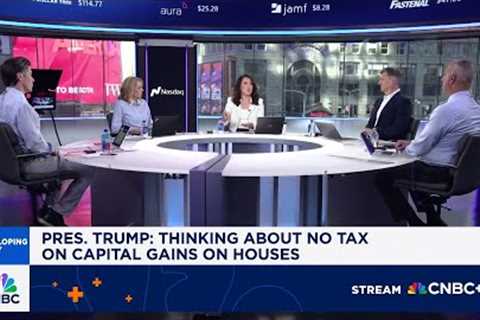 ''Fast Money'' traders react to Pres. Trump''s statement about no capital gain tax on houses